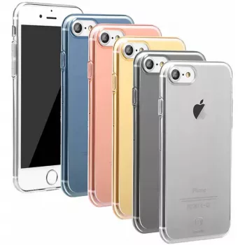 Baseus Simple Series hoes voor Apple iPhone 7, transparant rose gold