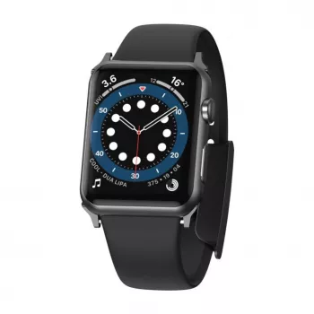 Baseus Slip-Thru armband voor Apple Watch 3/4/5/6/SE 38mm/40mm zwart (LBWSE-01)