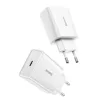 Baseus Speed Mini snellader, USB-C, PD, 3A, 20W (wit)