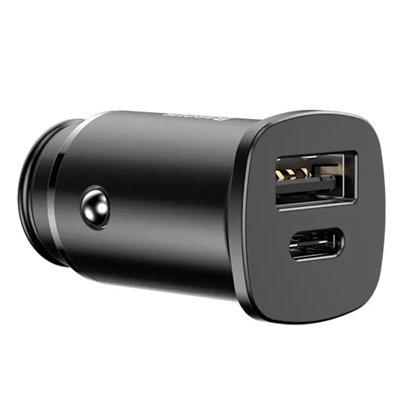Baseus Square autolader PPS QC4.0 / PD3.0 5A 30W (zwart)