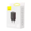 Baseus Super Si Pro Mini snellader 30W, USB-C + USB-A, PD 3.0, QC 3.0, EU-stekker, zwart (CCSUPP-E01)