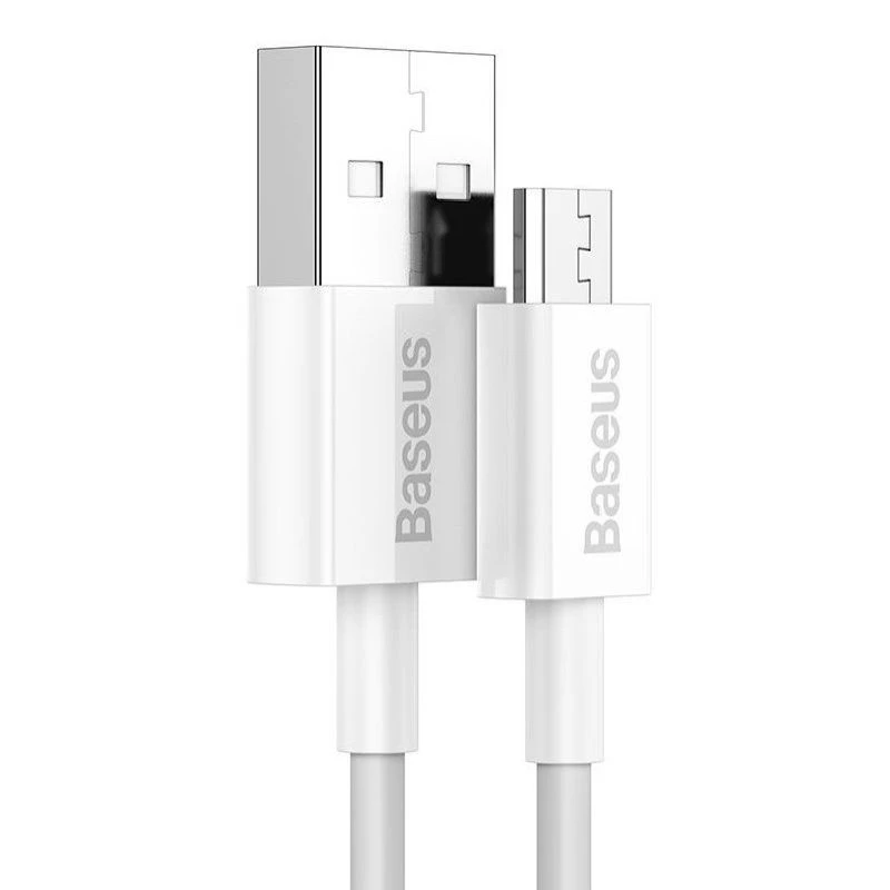 Baseus Superior Fast Charging datakabel MicroUSB 1m wit