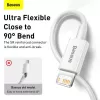 Baseus Superior Series Lightning-kabel, snelladen, data 2.4A, 1.5m wit (CALYS-B02)