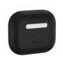 Baseus Thin Silicone Case voor Apple AirPods 3 - Zwart