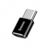 Baseus USB 2.0 Type-C naar Micro USB OTG-adapter (zwart)