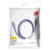 Baseus Yiven-kabel USB-A naar Lightning 2,4A 1,8m blauw paars