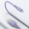 Baseus Yiven-kabel USB-A naar Lightning 2,4A 1,8m blauw paars