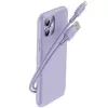 Baseus Yiven-kabel USB-A naar Lightning 2,4A 1,8m blauw paars