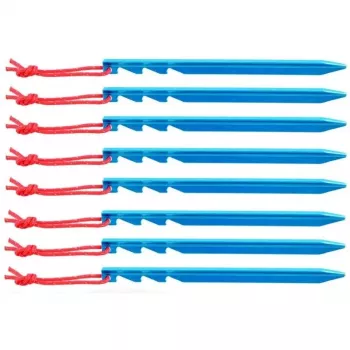 Basic Nature Y-Stake aluminium tentharing 18 cm zilver