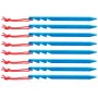 Basic Nature Y-Stake aluminium tentharing 18 cm zilver