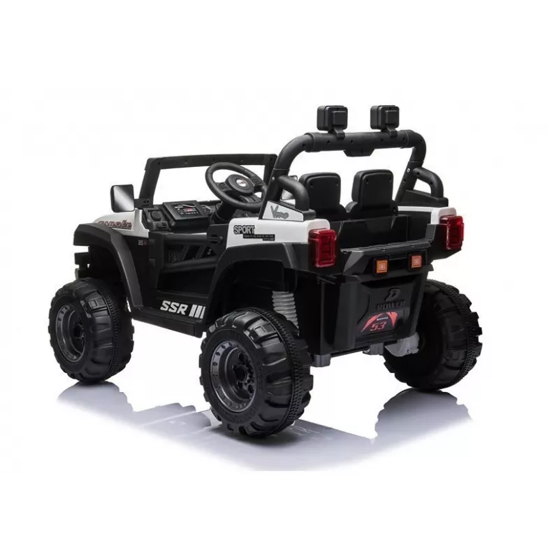 BBH-016 elektrische kinderauto, 12V, wit