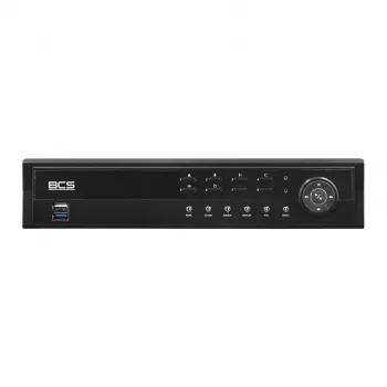 BCS 8-kanaals 4K PoE netwerk-videorecorder NVR met 6TB HDD, BCS-U-NVR0802-A-4K-8P(6TB)