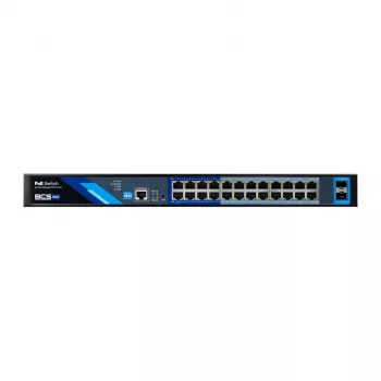 BCS BCS-B-SP24G-2SFP-M 24-poorts Gigabit L2 managed switch met 2 SFP-sleuven