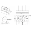 BCS BCS-V-AS Outdoor-video-deurintercom, 2-draads, 720p HD, Zilver