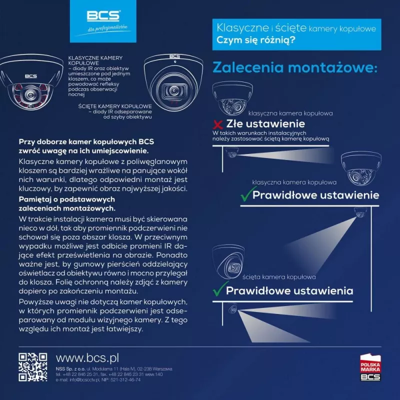 BCS EA18FWR3(2) 8MP 4-in-1 domecamera, 3,6mm, IR 30m, IP66