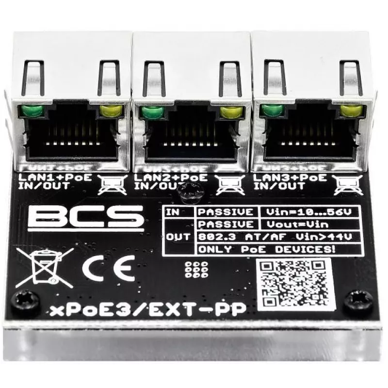BCS BCS-xPoE3/EXT-PP PoE-switch