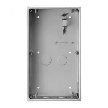 BCS-PPN2-N buitenpost 2-toetsen zilver