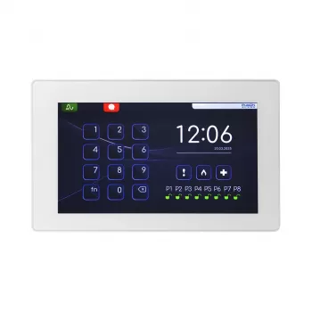 BCS PulsON Alarm Touch BUS 7 inch touchscreen-toetsenbord - wit