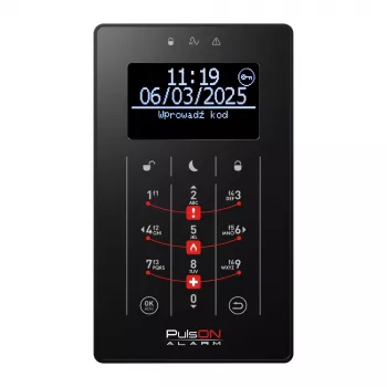 BCS PulsON LCD(BL)/S BL tweewegs afstandsbediening voor autoalarmsystemen