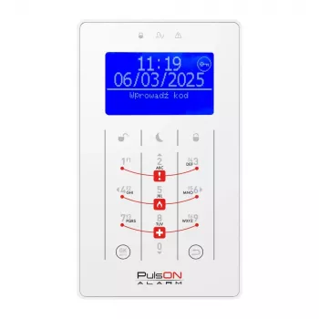 BCS PulsON LCD(BLU)/S WH 16x2 karakter LCD-displaymodule, blauwe achtergrondverlichting, witte tekst, 5V