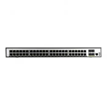 BCS SP48G-4SFP-M 48-poorts Gigabit L2+ managed switch met 4 SFP-uplinks