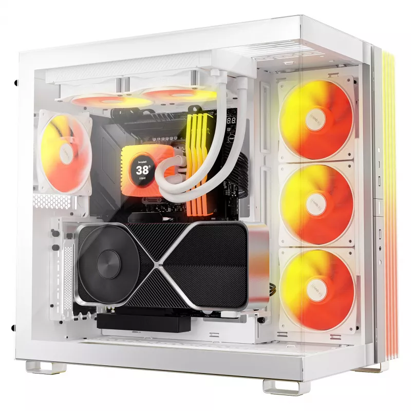 be quiet! Light Loop IO LCD 240mm White all-in-one vloeistof-CPU-koeler