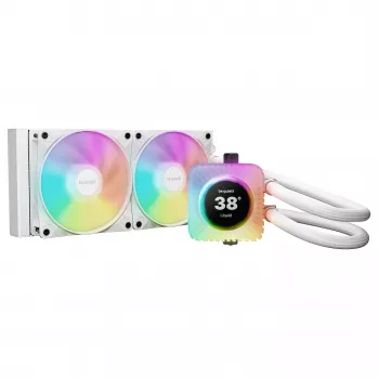be quiet! Light Loop IO LCD 240mm White all-in-one vloeistof-CPU-koeler