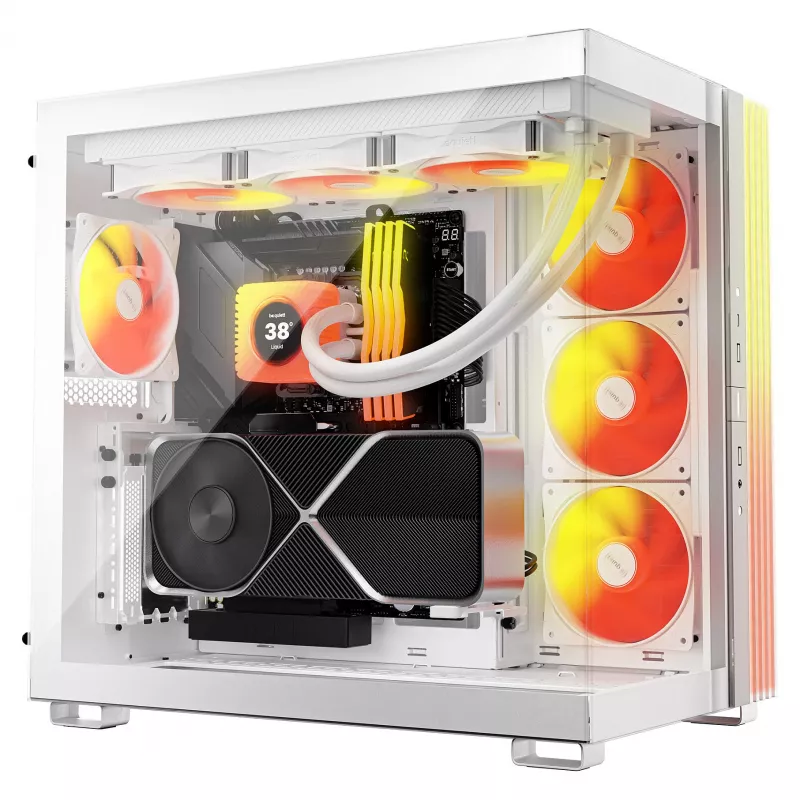 be quiet! Light Loop IO LCD 360 mm wit all-in-one vloeistof-CPU-koeler voor Intel/AMD