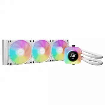 be quiet! Light Loop IO LCD 360 mm wit all-in-one vloeistof-CPU-koeler voor Intel/AMD