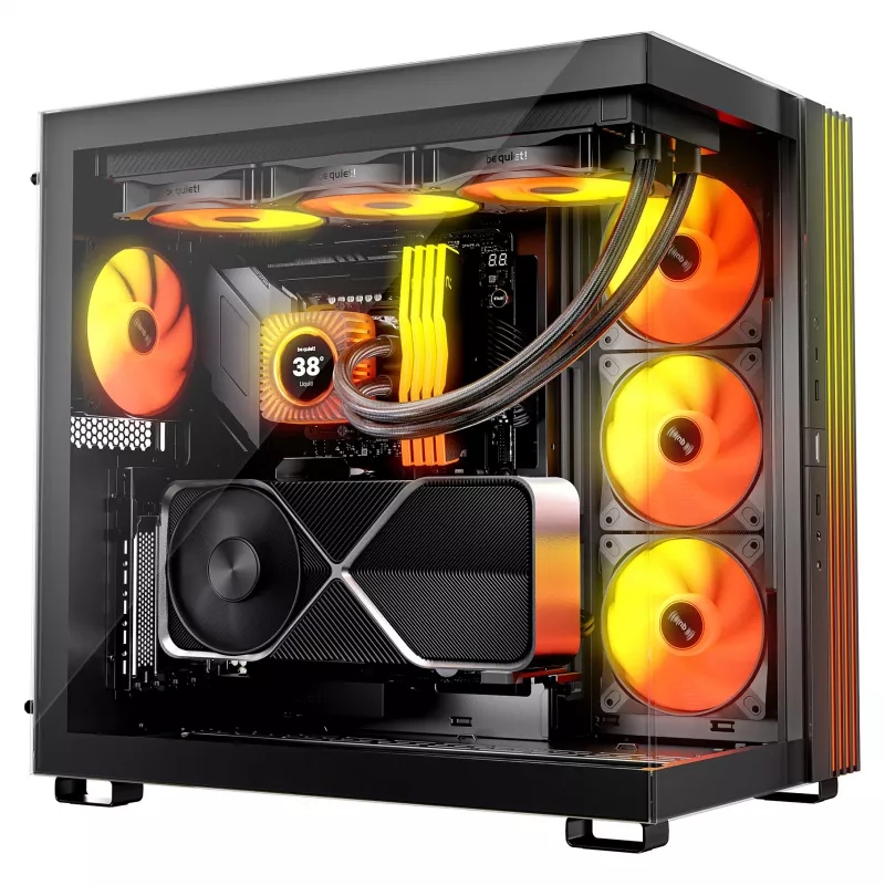 be quiet! Light Loop IO LCD 360mm all-in-one vloeistof-CPU-koeler, zwart