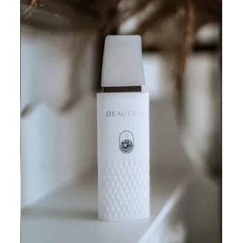 Beautifly Peeling Scrub Mini - ultrasoon cavitatie-gezichtsapparaat met EMS-microstroom, wit roségoud