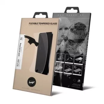 Beeyo flexibele gehard glas screenprotector voor LG K9 / K8 2018, transparant, 0,3 mm, 9H-hardheid, 2,5D afgeronde randen, oleofobe coating, anti-vingerafdruk, bubbelvrije montage, 1 verpakking
