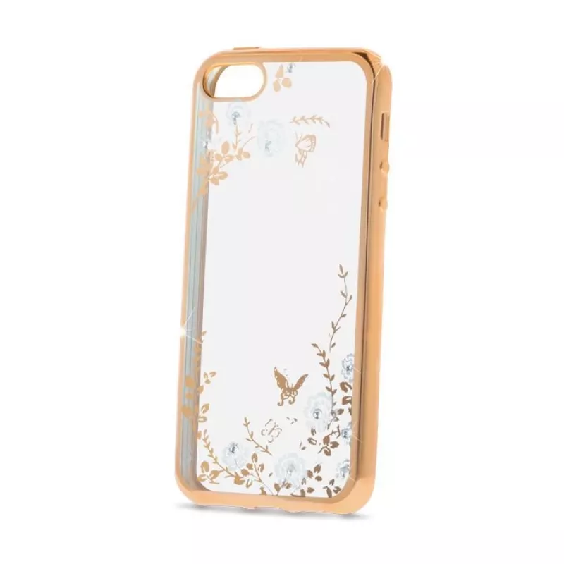 Beeyo LG X Power Secret Garden TPU achterklep goud