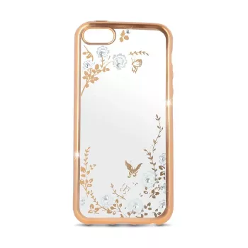 Beeyo LG X Power Secret Garden TPU achterklep goud