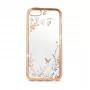 Beeyo LG X Power Secret Garden TPU achterklep goud