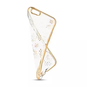 Beeyo Sony Xperia E5 Flower Dots TPU hoesje goud
