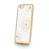 Beeyo Sony Xperia E5 Flower Dots TPU hoesje goud