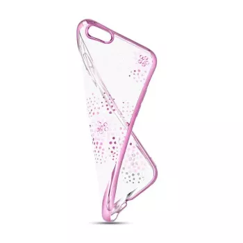 Beeyo Sony Xperia E5 Flower Dots TPU-hoesje roze