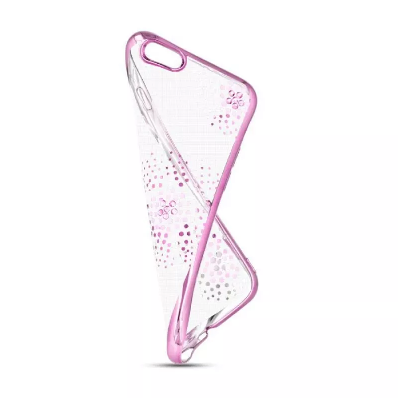 Beeyo Sony Xperia E5 Flower Dots TPU-hoesje roze