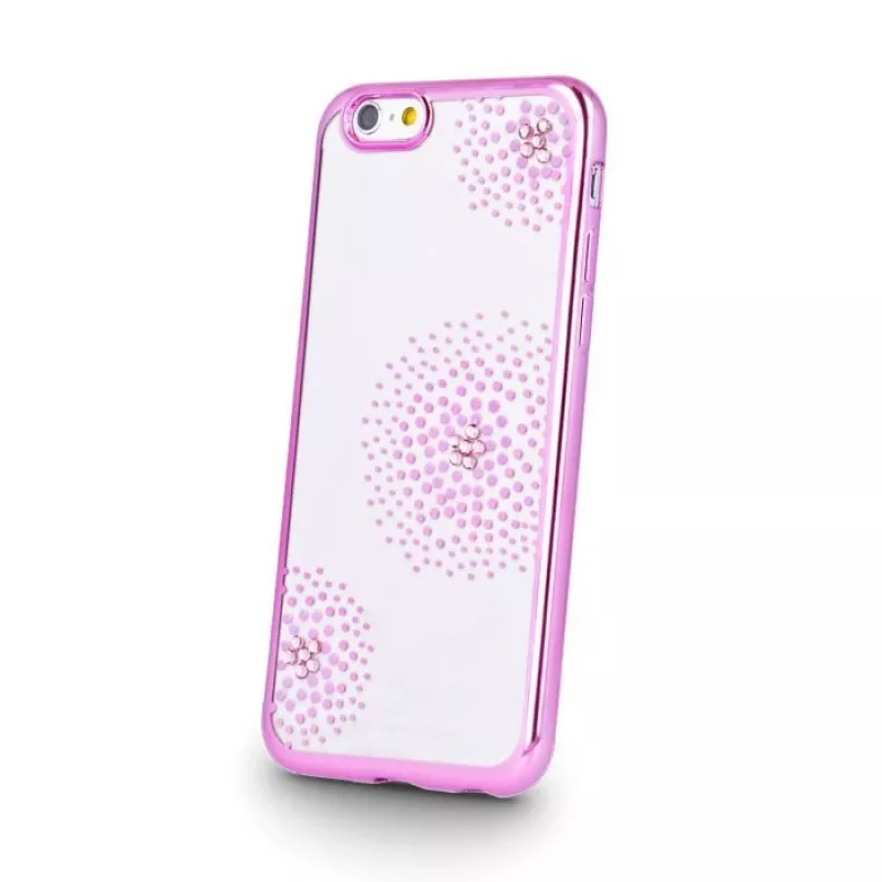 Beeyo Sony Xperia E5 Flower Dots TPU-hoesje roze
