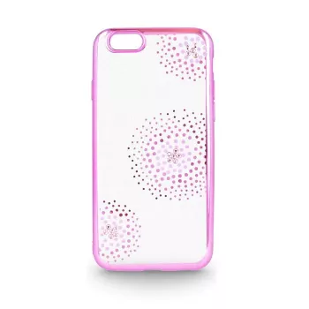 Beeyo Sony Xperia E5 Flower Dots TPU-hoesje roze