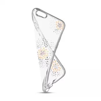 Beeyo Sony Xperia E5 Flower Dots TPU Case zilver