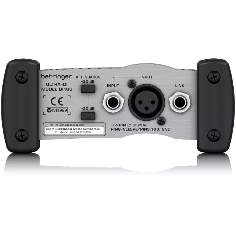 Behringer DI100 Ultra-DI actieve direct injection box