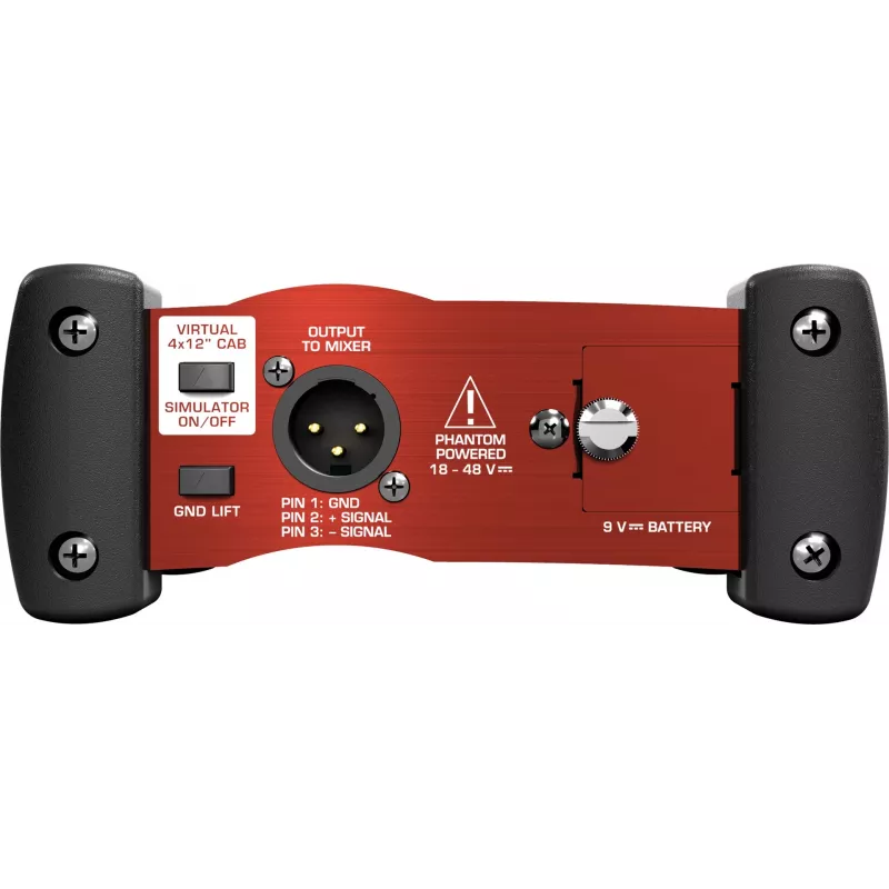 Behringer GI100 actieve 1-kanaals DI-box met luidsprekersimulatie