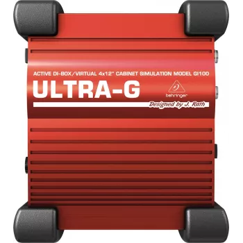 Behringer GI100 actieve 1-kanaals DI-box met luidsprekersimulatie