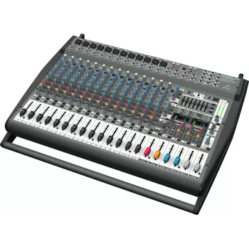 Behringer PMP6000 20-kanaals audiomixer, zwart
