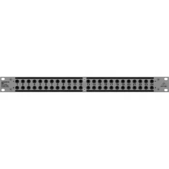 Behringer PX3000 48-punts 1/4 inch TRS patchpaneel, 1U rackmontage, 3-mode switching