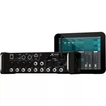 Behringer XR12 audiomixer 12 kanalen zwart