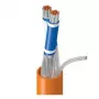 Belden OSDP RS485 datakabel, 1 paar, 24 AWG litze, vertind koper, totale afscherming Beldfoil, PVC-mantel, grijs