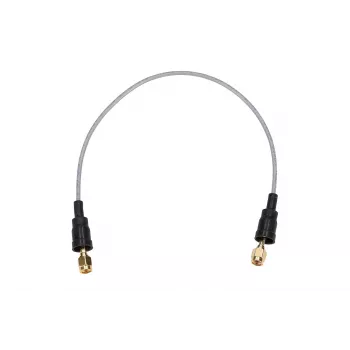 Belden RP-SMA/RP-SMA 50cm RF100LL coaxiale pigtail-kabel, 50 Ohm, zwart